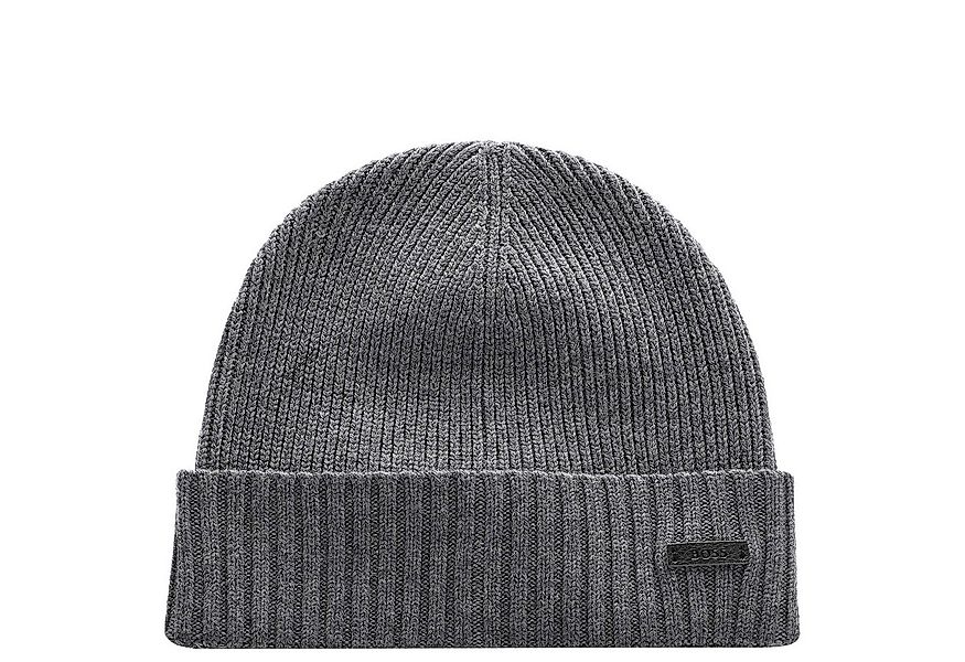 BOSS Strickmütze Fati - Mütze (medium grey) günstig online kaufen
