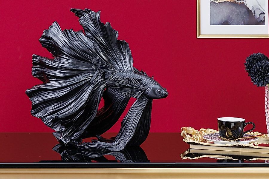 riess-ambiente Tierfigur CROWNTAIL 35cm schwarz (Einzelartikel, 1 St), Wohn günstig online kaufen