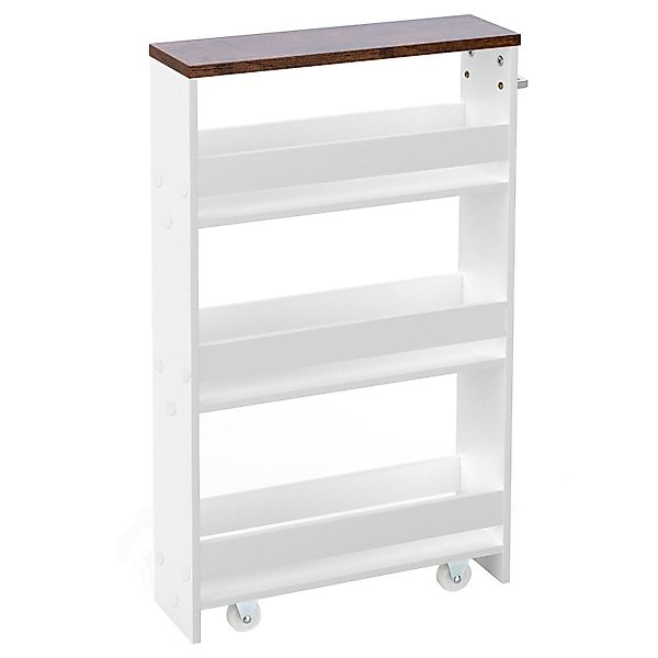 COSTWAY Küchenwagen, schmal, Nischenwagen 4 Ebenen, günstig online kaufen