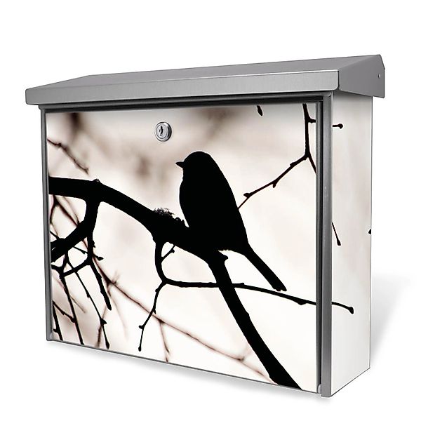 Banjado Briefkasten Edelstahl 38.5x31.5x12cm Ohne Zeitungsfach Inkl. Montag günstig online kaufen
