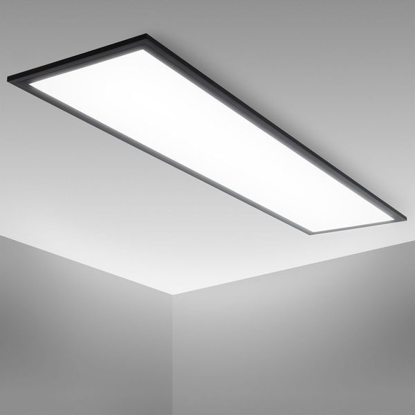 B.K.Licht Deckenleuchte LED Panel Schwarz Decke günstig online kaufen