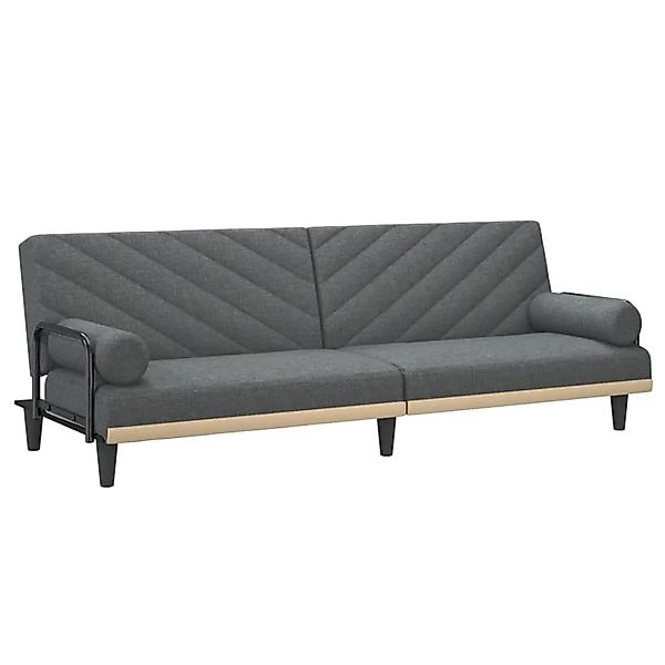 vidaXL Schlafsofa mit Armlehnen Dunkelgrau Stoff 351932 günstig online kaufen