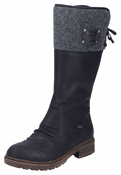 Rieker Winterstiefel, Langschaftstiefel mit wasserabweisender riekerTEX-Mem günstig online kaufen