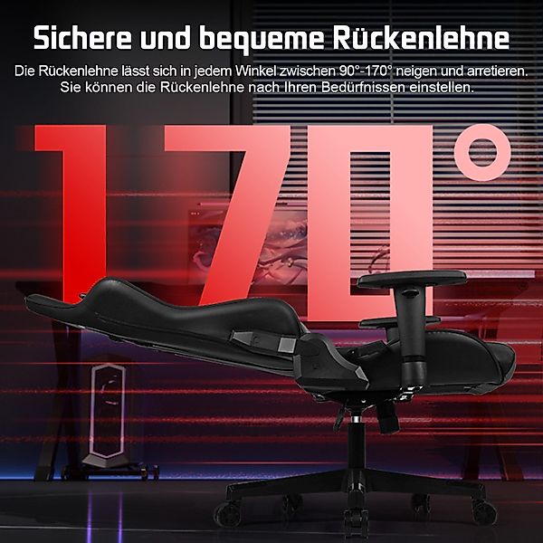 Homimaster Gaming-Stuhl Gaming Stuhl, Ergonomischer Bürostuhl,Gaming günstig online kaufen