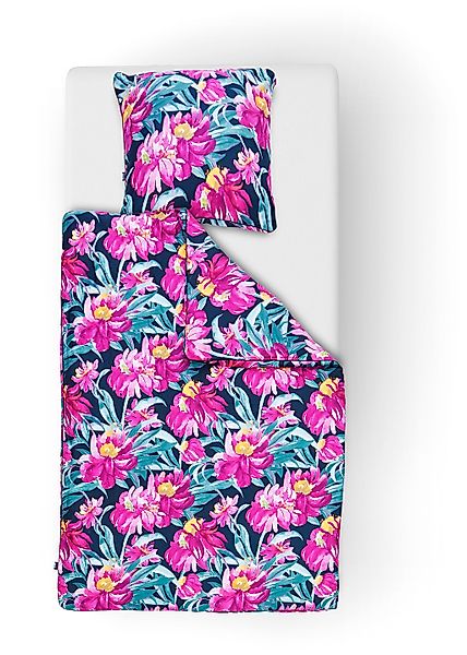 done. Bettwäsche "Peonies" beidseitig bedruckte Bettwäsche mit Keder günstig online kaufen