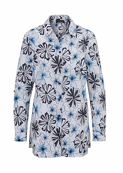 GOLDNER Hemdbluse "Druckbluse mit Hemdkragen" Knöpfe günstig online kaufen