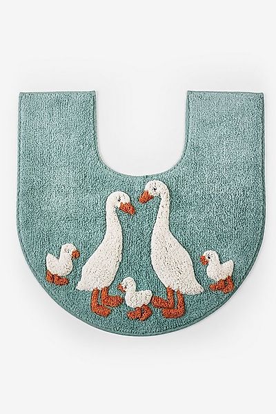 Next Badematte Goose And Friends Toilettenvorleger, Höhe 50 mm, Baumwolle günstig online kaufen