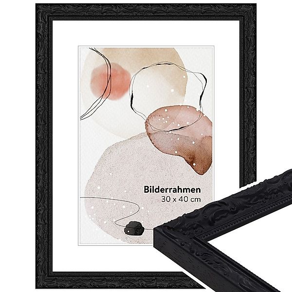 WANDStyle Bilderrahmen H530, Schwarz, aus Massivholz günstig online kaufen