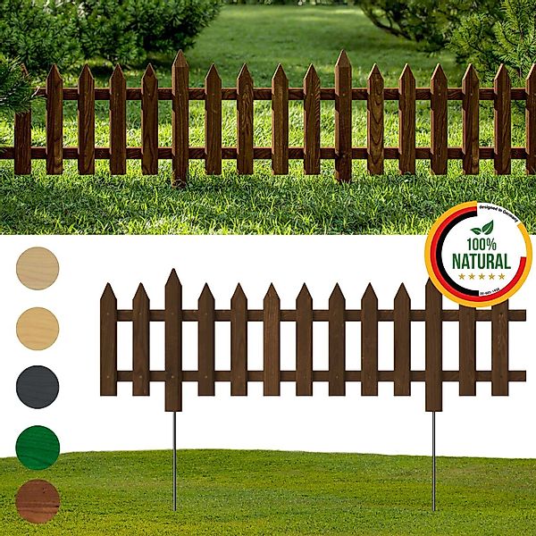 Floranica Zierzaun Vorgartenzaun Steckzaun Gartenzaun Zierzaun günstig online kaufen