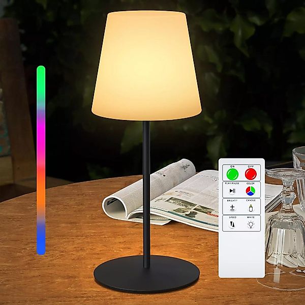 OKWISH Schreibtischlampe LED Tischlampe Nachttischlampe Akku günstig online kaufen