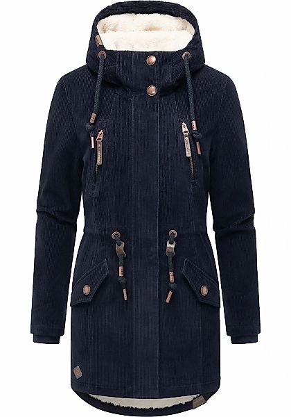 Ragwear Kurzmantel "Ellsie Cordy YOUMODO" Warmer Winterparka Kordmantel mit günstig online kaufen