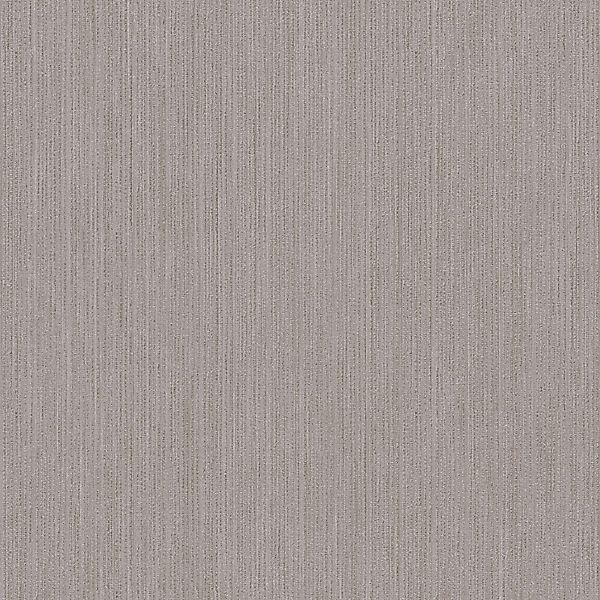 Bricoflor Uni Tapete in Taupe Grau Einfarbige Vliestapete Dezent Gestreift günstig online kaufen