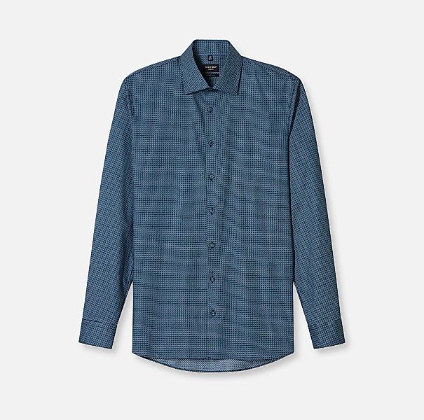 OLYMP Langarmhemd "No 6 six", super slim, New York Kentkragen, gemustert, B günstig online kaufen