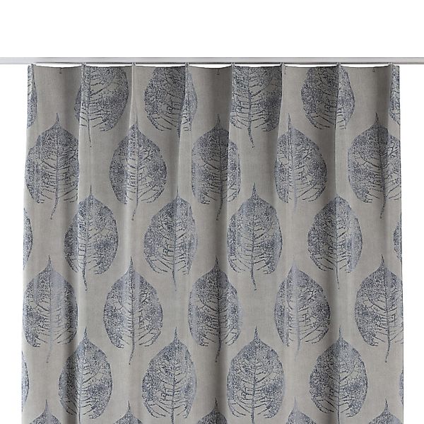 Vorhang mit flämischen 1-er Falten, grau-anthrazit, Imperia Premium (144-14 günstig online kaufen
