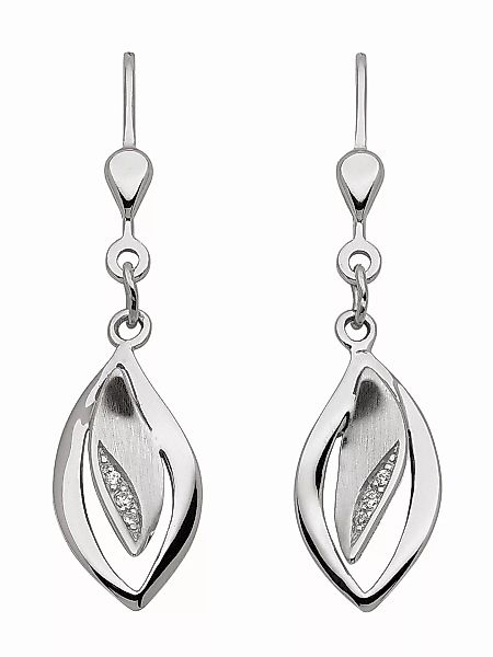 Adelia´s Paar Ohrhänger "925 Silber Ohrringe Ohrhänger mit Zirkonia", mit Z günstig online kaufen