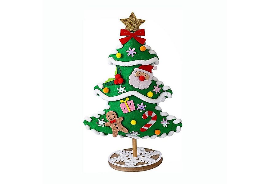 CLTYQ Dekoobjekt Weihnachtsbaum Bastelset Kinder,1 Stück Weihnachtsdeko Bas günstig online kaufen