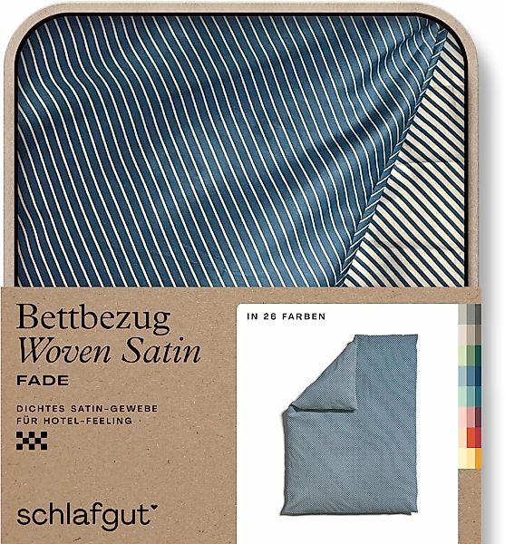 Schlafgut Bettbezug "Premium Bettbezug Woven Fade Satin (1 St)" Ton-in-Ton günstig online kaufen