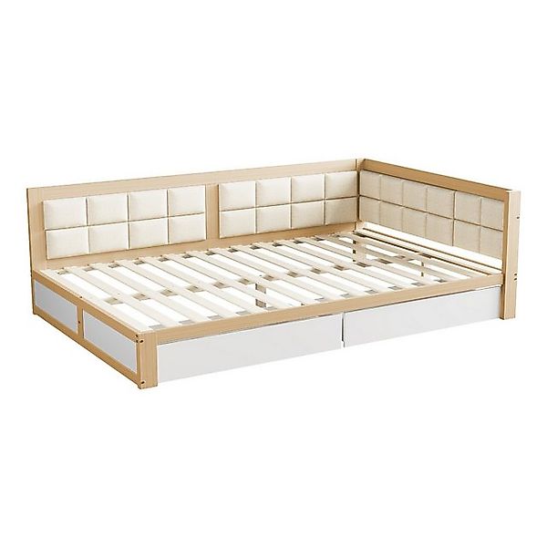 Yemaster Holzbett Sofa-Holzbett 140x200 – Komfort und Funktionalität in ein günstig online kaufen