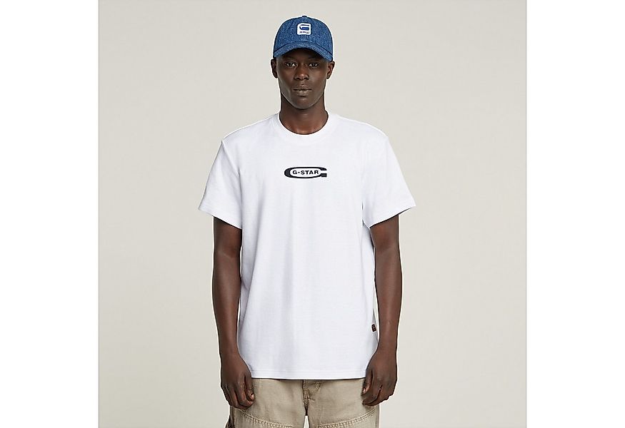 G-STAR T-Shirt Old Skool Logo mit Frontprint günstig online kaufen
