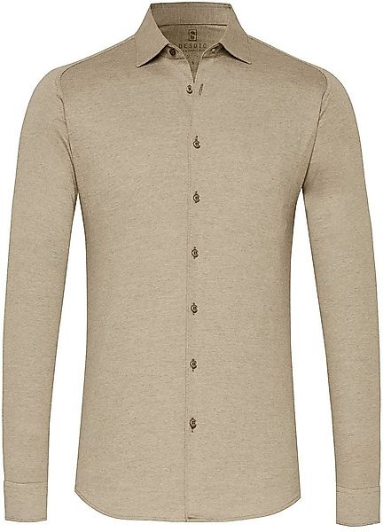 DESOTO Langarmhemd "Casual Kent 1/1", Mit Rundhalsausschnitt günstig online kaufen