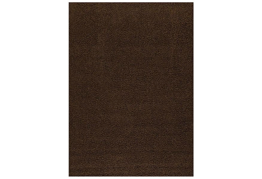 Vimoda Hochflor-Läufer Teppich Shaggy Wohnzimmer Hochflor Braun, Rechteckig günstig online kaufen