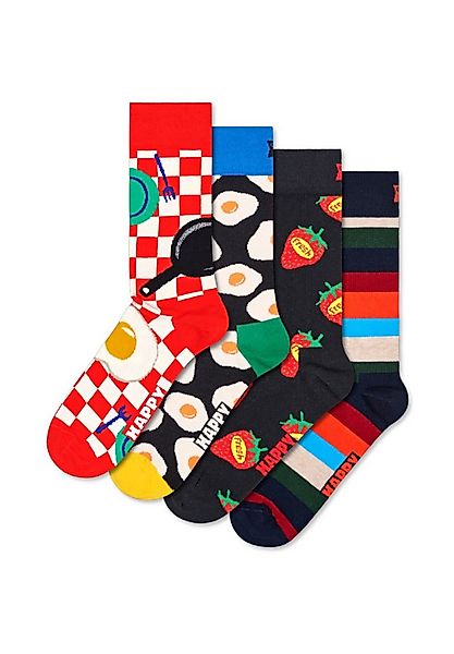 Happy Socks Basicsocken 4-Pack Food Socks Gift Set Verstärkte Ferse, besser günstig online kaufen