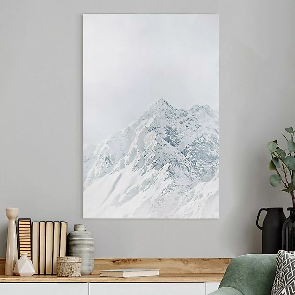 Leinwandbild Weiße Berge günstig online kaufen