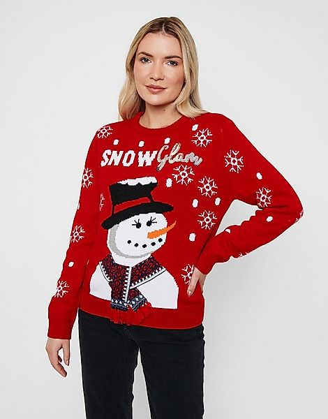 Threadbare Rundhalspullover THB Ladies Xmas Jumper Snowman (1-tlg) mit toll günstig online kaufen