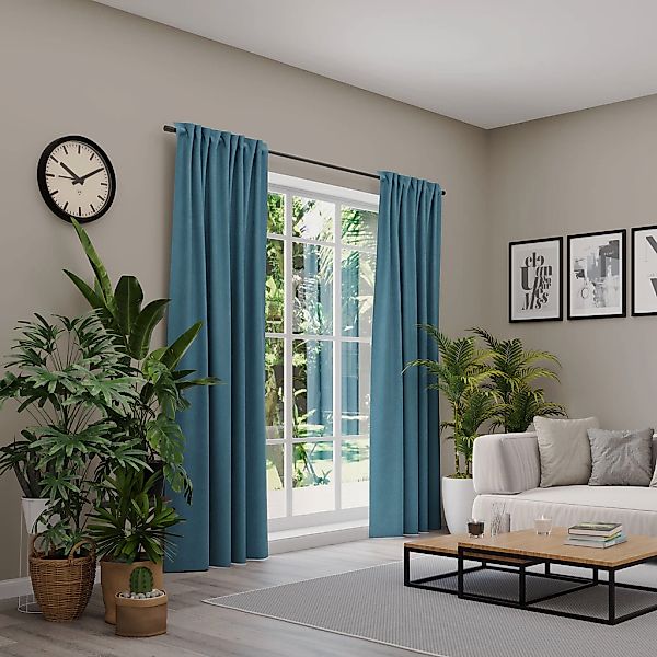 Neutex for you Vorhang "BELMONDO" Multifunktionsband 1 Stk. tlg. Uni mit sa günstig online kaufen