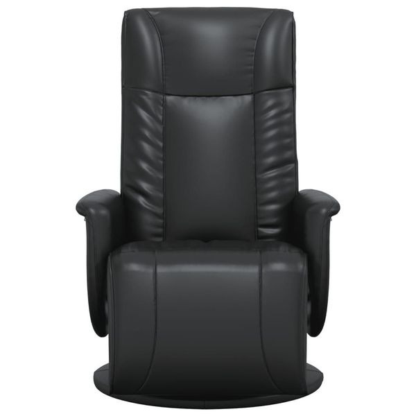 vidaXL Sessel Relaxsessel mit Fußteil Schwarz günstig online kaufen