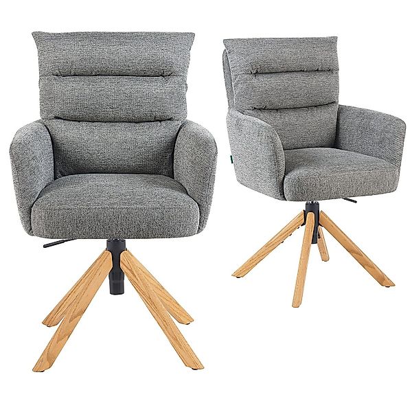 DUBI Möbel Polsterstuhl Mika-Jule 2er-Set, Federkern, günstig online kaufen