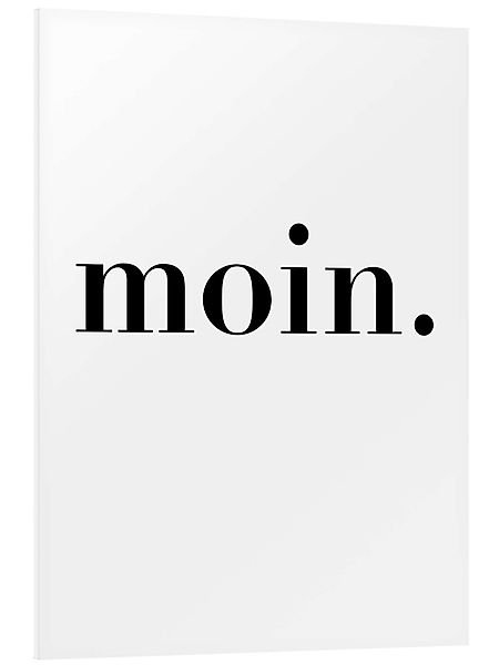 Posterlounge Poster Typobox, Moin, Schlafzimmer Skandinavisch günstig online kaufen
