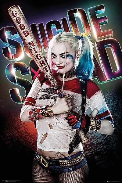 Poster Suicide Squad - Poster - Harley Quinn Good Night günstig online kaufen