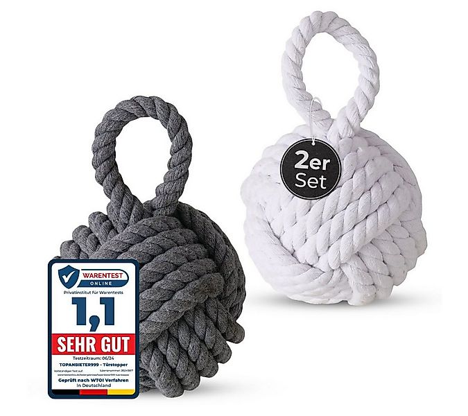 Topanbieter999 Türstopper Topanbieter999 Türstopper (2er Set), Jute grau un günstig online kaufen