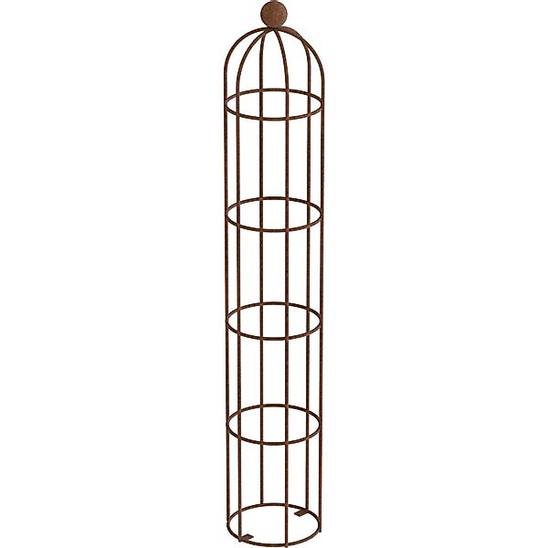 Eleo Rankobelisk Messina 150 cm x 29 cm Rankhilfe mit Rostpatina günstig online kaufen