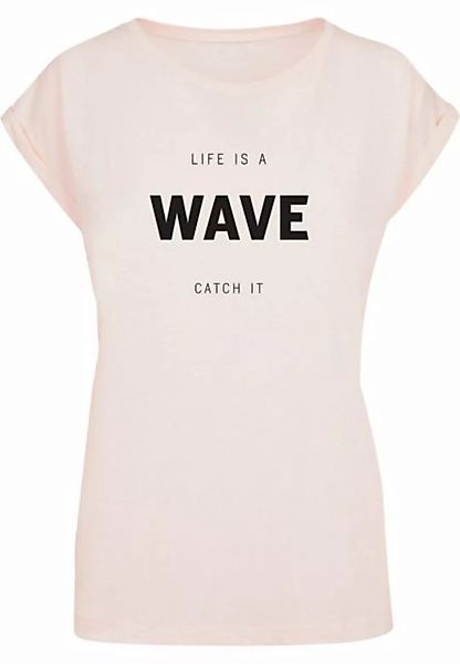 Merchcode T-Shirt Merchcode Damen Ladies Summer - Life is a wave T-Shirt (1 günstig online kaufen