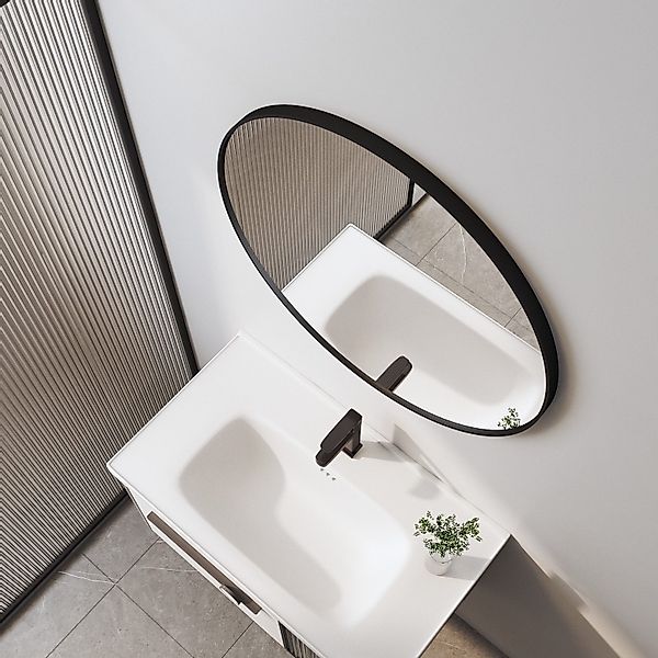 Boromal Badspiegel Rundspiegel Badezimmer Spiegel Rund günstig online kaufen