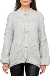 Reichstadt Strickjacke Damen Relaxed Fit Pullover günstig online kaufen