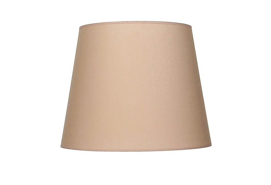Licht-Erlebnisse Lampenschirm WILLOW, Stoffschirm Ø 38 cm konisch für Stehl günstig online kaufen