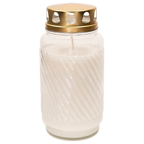 Bolsius Grabkerze Bolsius Grablicht mit Deckel 17 cm weiß günstig online kaufen