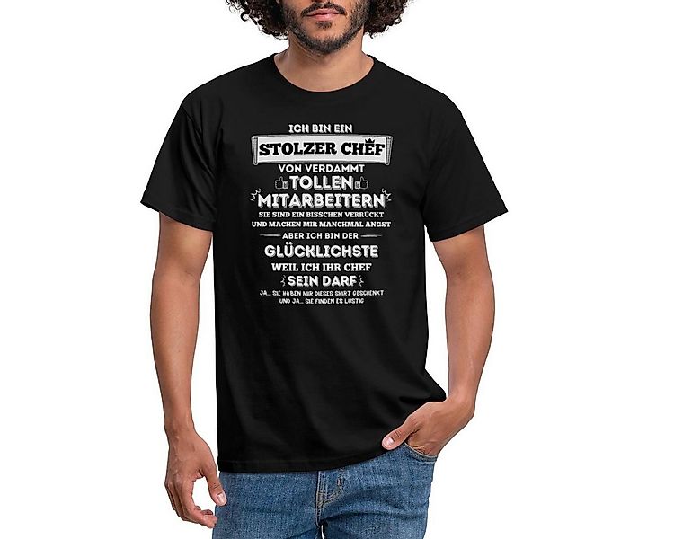 Spreadshirt T-Shirt Stolzer Chef Von Verdammt Tollen Mitarbeitern Geschenk günstig online kaufen