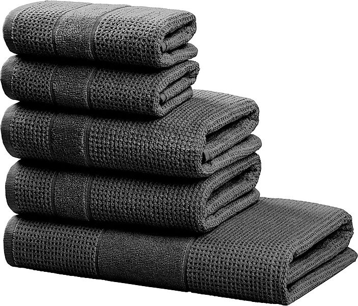 OTTO home Handtuch Set "Kimi, Duschtuch, Handtücher und Gästetücher" Set 5 günstig online kaufen