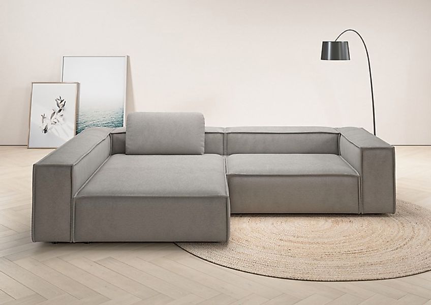 Places of Style Ecksofa »Watertown, moderne XXL L-Form, 306 cm breit«, Komf günstig online kaufen
