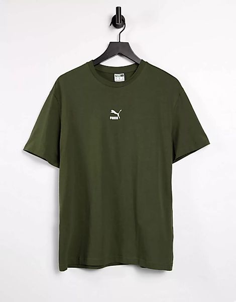 Puma – Avenir – T-Shirt mit Logo in Khaki-Grün günstig online kaufen