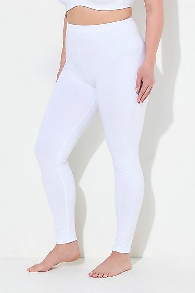 Ulla Popken Funktionshose Leggings Baumwolle Slim Elastikbund günstig online kaufen