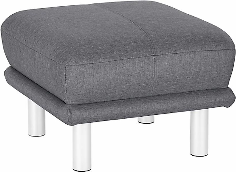 TRENDMANUFAKTUR Hocker »Cecilia II, modern und elegant, B/T 66/66cm« günstig online kaufen