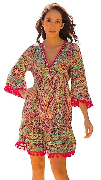 Charis Moda Tunikakleid Sommerkleid im romantischen günstig online kaufen