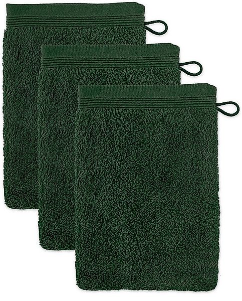 Möve Waschhandschuh Superwuschel, (Set, 3-St), Waschhandschuh Set mit Bordü günstig online kaufen