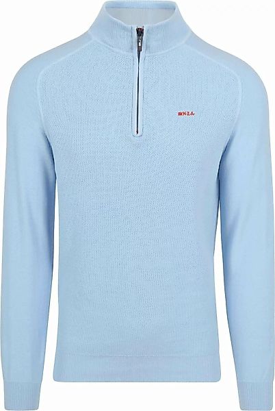 NZA Half Zip Pullover Kairaki Hellblau - Größe L günstig online kaufen