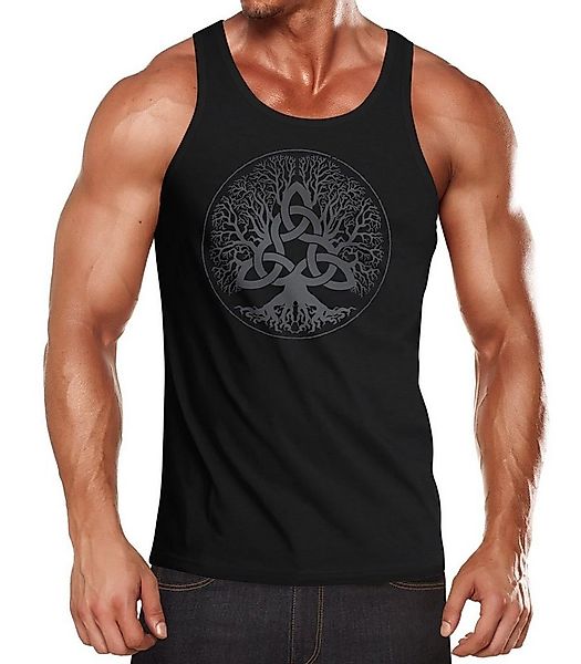 Neverless Tanktop Herren Tank-Top Yggdrasil Weltenbaum nordische Mythologie günstig online kaufen
